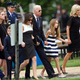 Vice President Joe Biden (third from right) and his wife Jill Biden (right) arrive with family for a mass of Christian burial at St. Anthony of Padua Church for their son, former Delaware Attorney General Beau Biden, on June 6, 2015, in Wilmington, Del.
Mark Makela/Getty Images